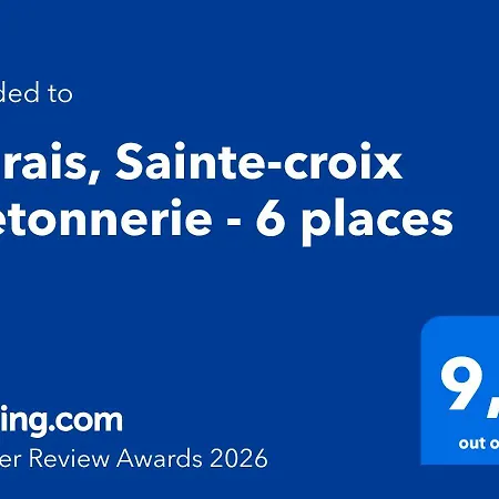 Marais, Sainte-croix Bretonnerie - 6 Places Apartamento Paris